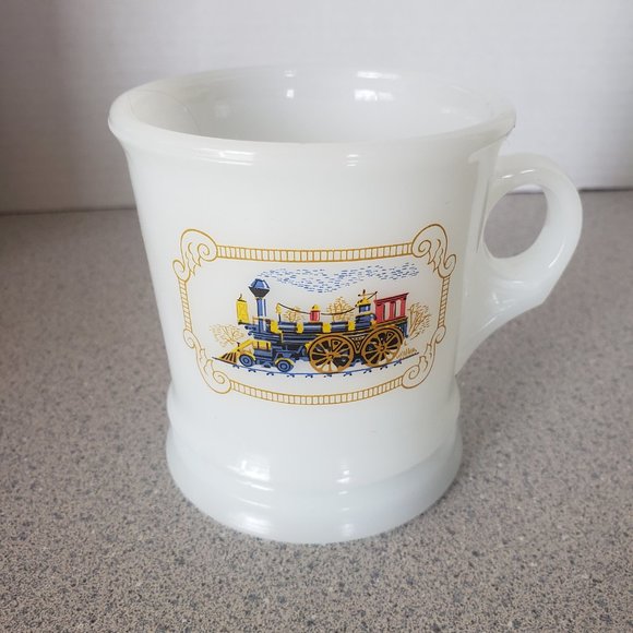 Vintage Avon 8 oz Milk Glass Shaving Mug Cup - Picture 8 of 9